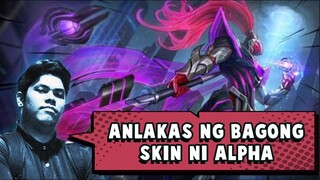 LUMALAKAS PALA PAG GAMIT ITONG SKIN NI ALPHA! | MLBB