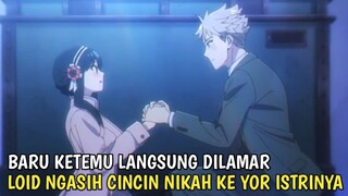 BARU PERTAMA KALI KETEMU LANGSUNG DILAMAR!! Loid Kasih Cincin Nikah Ke Yor