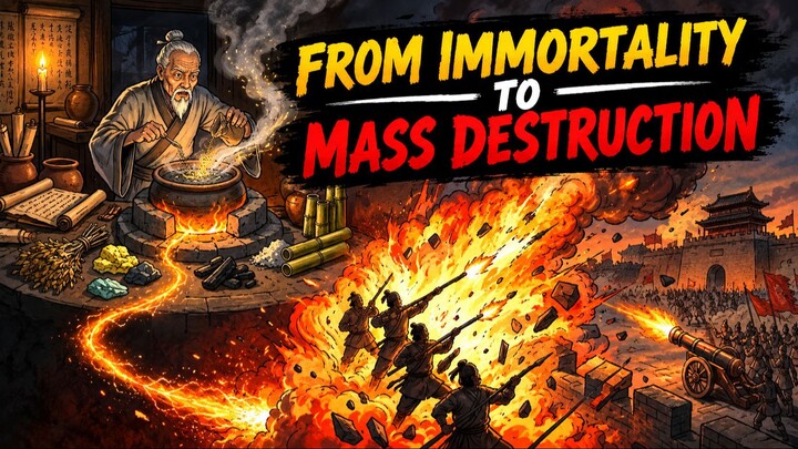 THE REAL STORY BEHIND THE INVENTION OF GUNPOWDER
