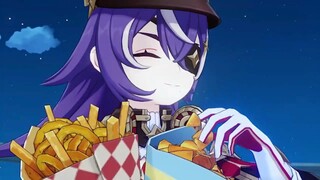 【غينشين إنتراكتيف丨شافوري】miHoYo تهتم بالتفاصيل الغريبة: شافوري وهي تلعق شفتيها ظريفة جدًا! تفاصيل صغ