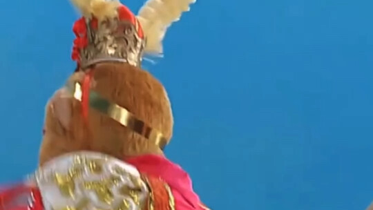 The Six-Eared Macaque really doesn’t hold back with Tang Seng—when he says “zap,” it’s a straight-up