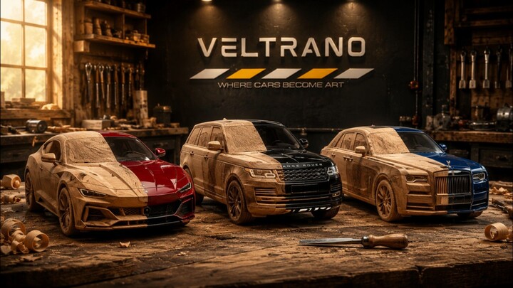 3 Cars Made From Wood 🤯 | Ferrari Purosangue • Range Rover • Phantom