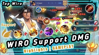 AOV WIRO Support Damage | WIRO Sableng AOV Gameplay - ARENA OF VALOR