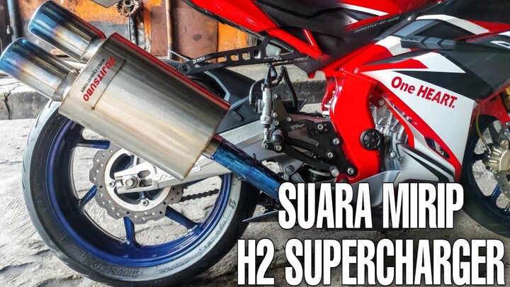 GEBER GEBER KNALPOT MOBIL DI HONDA CBR250 RR