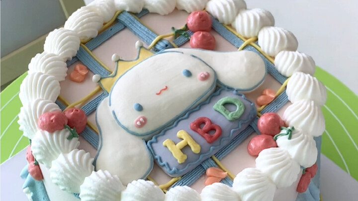 Cinnamon Dog Retro Cake Making Process ~