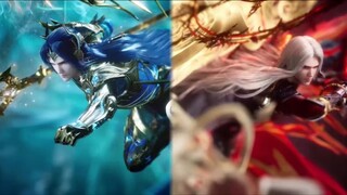 PERBEDAAN TEROBOSAN DEWA DI BENUA DOULUO VS BENUA FALAN