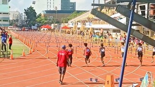 110m Hurdles Sec Boys Heat 2 Time Trial Palarong Palarong Pambansa 2024 Cebu City