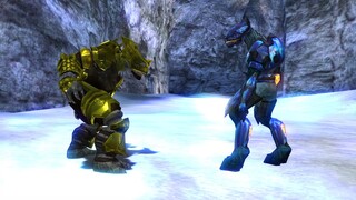 Halo Melee - Halo 3 Brutes VS Halo 1 Elites