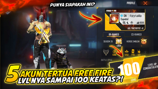 5 AKUN FREE FIRE TERTUA DENGAN LEVEL TERTINGGI DI DUNIA - Free Fire