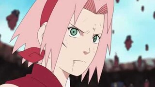 Haruno Sakura fighting Sasori Twixtor || credit @nxsei_twixtor on instagram