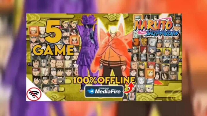 5 Game Naruto Terbaru OFFLINE Di hp