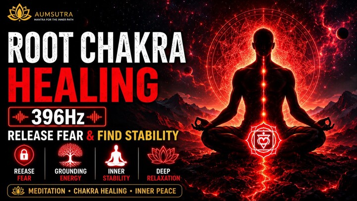 Root Chakra Healing 396Hz | Release Fear & Find Stability | 海底轮冥想