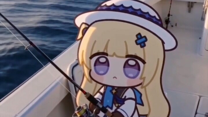 I took Phoebe ocean fishing during the holiday...