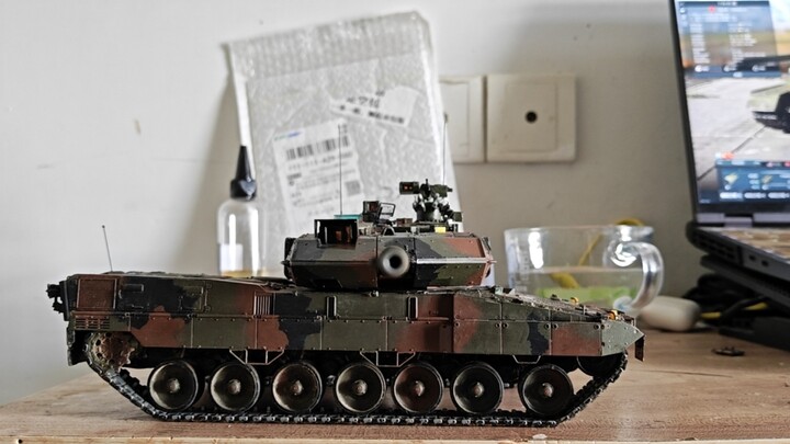 The modification of the ammunition rack of Maitian Leopard 2A7V has been completed