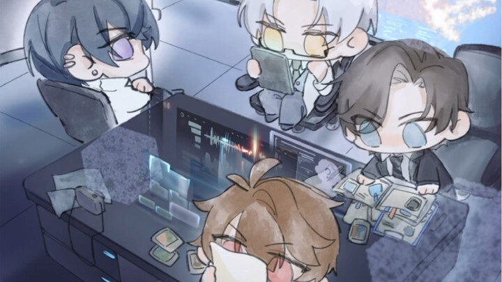 In Weiming City, none of you four are getting away from my clutches! I’m drawing… drawing… drawing… 