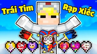 NẾU NHƯ TÔ GÀ SỞ HỮU TRÁI TIM RẠP XIẾC KỸ THUẬT SỐ TRONG MINECRAFT*TRÁI TIM POMNI DIGITAL CIRCUS