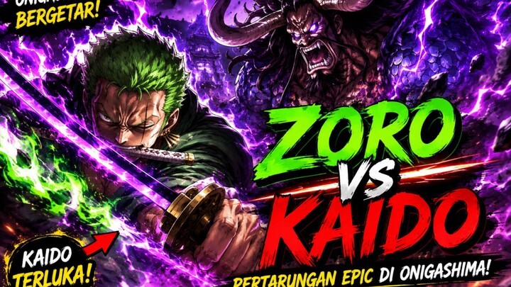 Zoro Melepaskan Haki Terkuatnya ke Kaido! 😱