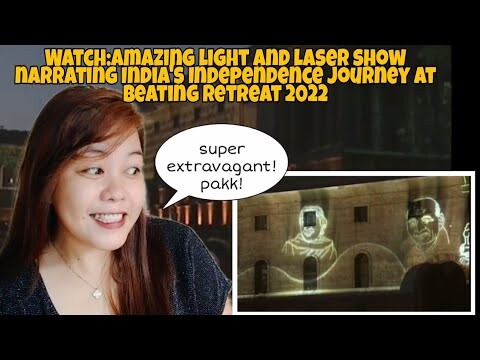 Watch:Amazing light and laser show narrating India's Independence journey | FILIPINO REACTION