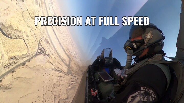 Inside the Cockpit: A Fighter Pilot's Precision at Full Speed