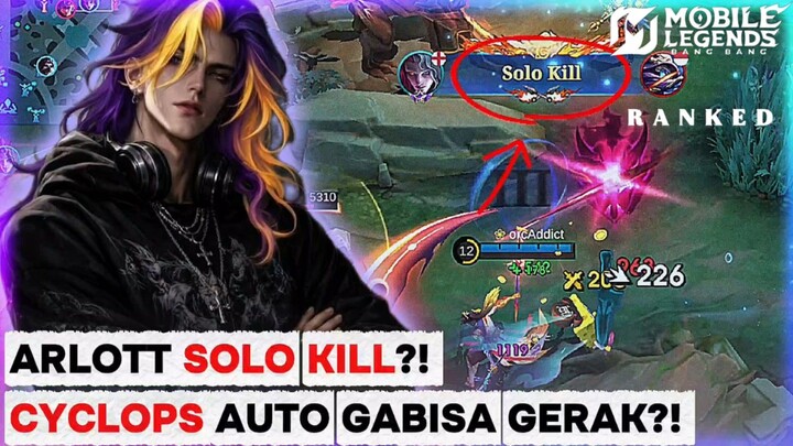CYCLOPS DI-LOCK ARLOTT TERUS! Solo Kill Terus-Terusan Bikin MUSUH GA BISA GERAK! 💥🏆