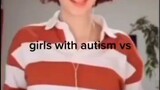 girls with autism vs boys