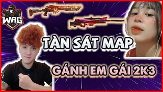 [ Garena Free Fire ] Combo AWM + M1014 Oneshot Tàn Sát Map Gánh Bé Gái 2k2 Sẽ Được Lếu Lều - Học Mõm