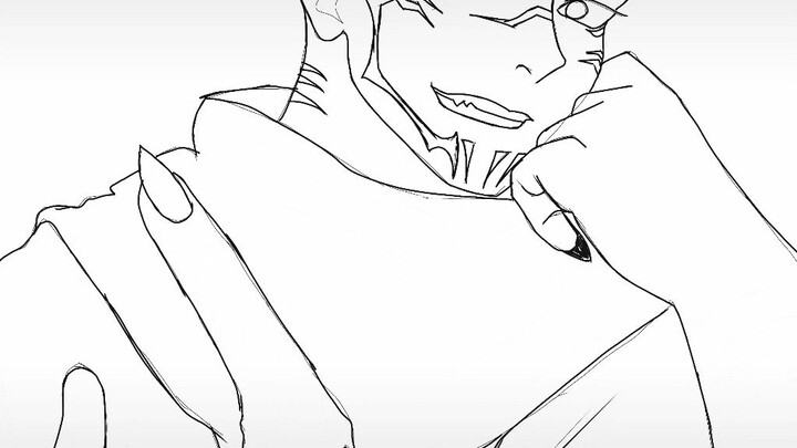 ryomen sukuna drawing. jujutsu kaisen