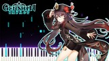 Genshin Impact OST / PV Music - Hu Tao: Let the Living Beware | [Piano Cover] (Synthesia)「ピアノ」