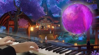 Sản xuất lớn! Âm nhạc khu vực Genshin Impact năm đàn piano lên màn trình diễn tiếp sức chính! Chúc m