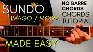 IMAGO - SUNDO Chords (EASY GUITAR TUTORIAL) for Acoustic Cover