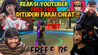 REAKSI YOUTUBER FREE FIRE DITUDUH CHEATER||FRONTALGAMING||WAWANMKS||KOPRALJONO||MOZ1LA||HIRO10