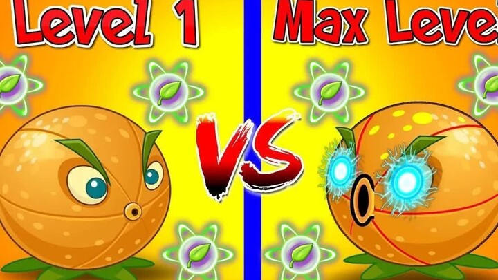 PvZ 2 Discovery – The Difference Between Level-1 Plants and Max-Level Plants When Using Plant Food