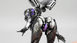 好好好你要这么涂是吧？变形金刚KO版风雷拼装MD002阿尔茜重涂黑色版玩具开箱