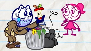 Pencilmate is HOMELESS?! | Animated Cartoons Characters | Animated Short Films