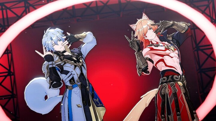 [Musuh Jahat] V 💙❤️Logika Dasar [Dampak Honkai: MMD Kereta Api Kubah Bintang]