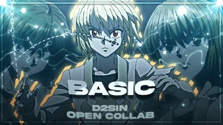 My entry on @d2sin35 open collab | Basic - Hunter x Hunter [ Edit/Amv ] #D2sinampoc1 📱 AlightMotion