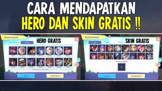 CARA MENDAPATKAN HERO DAN SKIN GRATIS MOBILE LEGENDS