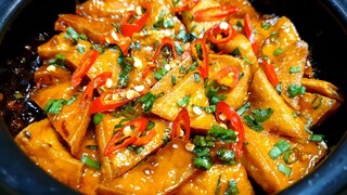 ĐẬU HỦ KHO QUẸT nước kẹo chấm rau luộc rất ngon l món chay ngon dễ làm thanh cooking