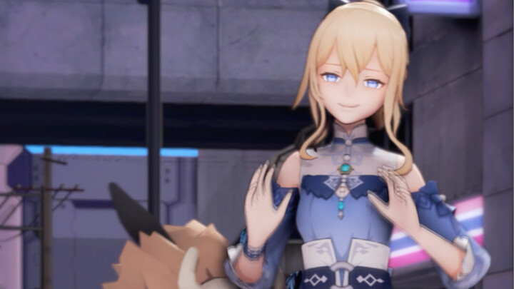 Jean and her new pet