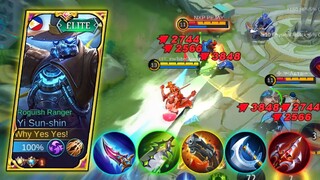 YI SUNSHIN 1 HIT DELETE! | YI SUNSHINPHOBIA IS BACK!🔥 | YI SUNSHIN BEST BUILD 2022 | MLBB