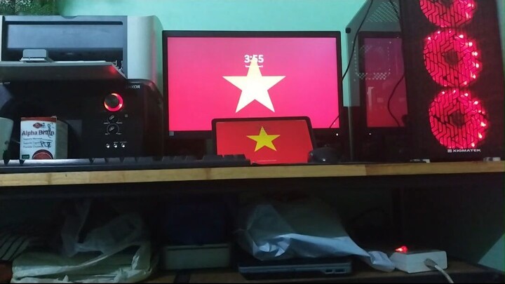 Bootup thiết bị nhưng mang tinh thần yêu nước