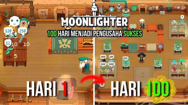 Aku Mencoba Menjadi Pengusaha SUKSES di Moonlighter dalam 100 Hari!