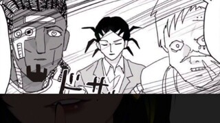 One Punch Man original version: The metal bat is about to be transformed, and the real boss appears,