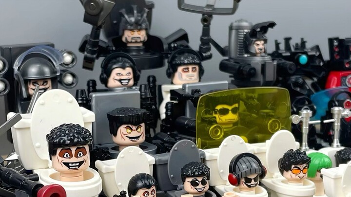 ซีซั่น 1-9 ชุดตุ๊กตา Toilet Man vs Monitor Legion ครบชุดอายุ 5-12 ปีหน่วยการสร้างการศึกษาของเล่นเด็ก