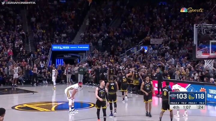 eveybody fight vs warriors vs new orleans