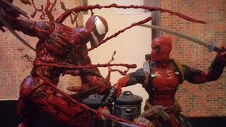 Carnage vs Deadpool (STOP MOTION)