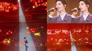 【肖战2020星光大赏】最幸运的幸运 饭拍直拍1080P- 所有的思念汇成红海！