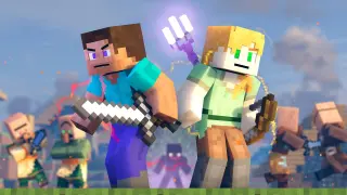 Alex and Steve Life - Among Us 2 ( Minecraft Animation )