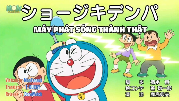 Doraemon : Đài truyền hình Honekawa Suneo - Máy phát sóng thành thật