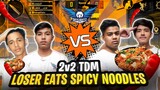 SKYLIGHTZ GAMING BOOTCAMP LIFESTYLE | SPICY NOODLE CHALLENGE | 2 VS 2 TDM | PUBG MOBILE